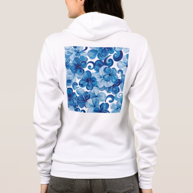 Bella+Canvas Sweat à capuche fermeture éclair (Dos)