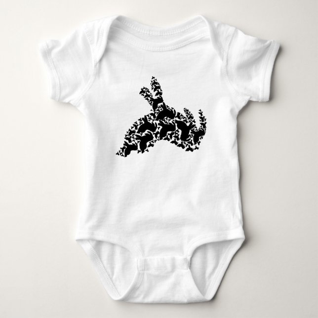 Bella des femmes Multi-Nudibranch 3/4 T-shirt de (Devant)