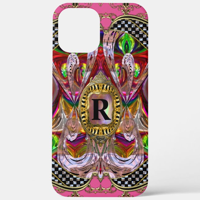 Bella FunHouse Monogram Coque-Mate coque iphone (Verso)