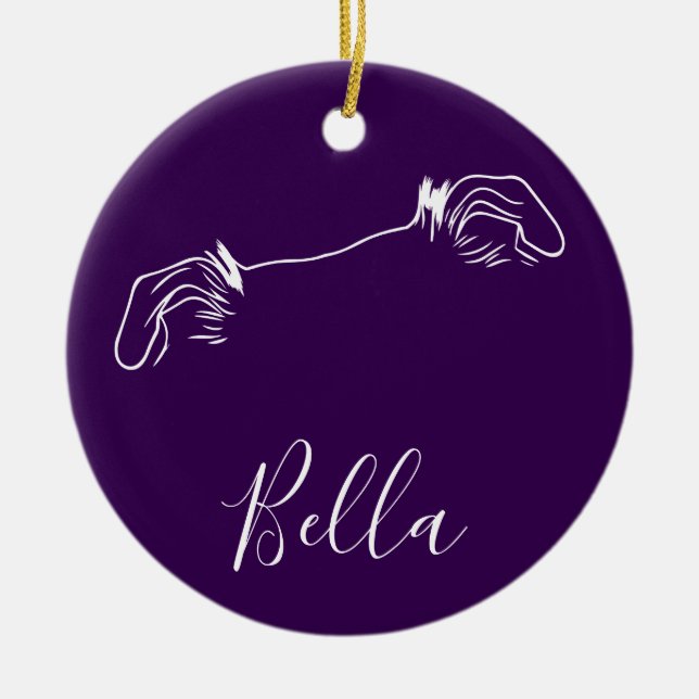 Bella Ornement (Empreintes de pattes) (Devant)
