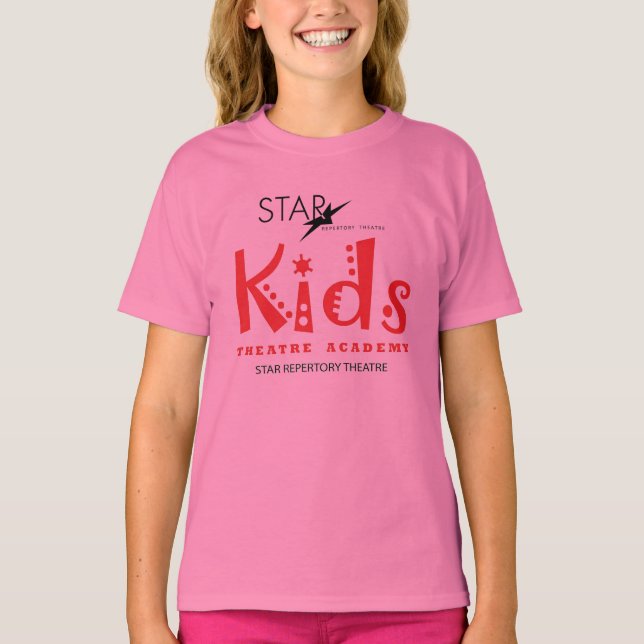 "Bella" STAR Rose Girls Baby Tshirt (Devant)