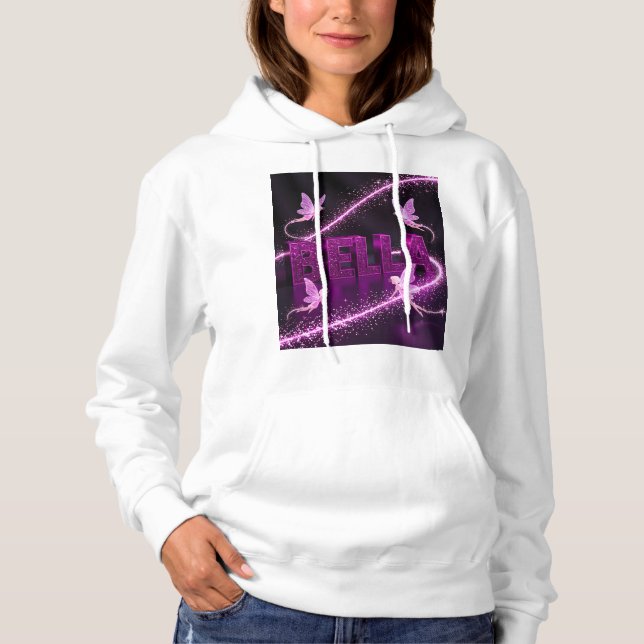 Bella - Sweat à capuche personnalisé – Cadeau pour (Devant)