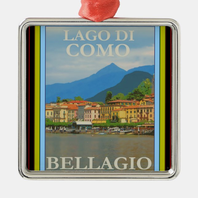Bellagio Italie Poster Ornement (Devant)