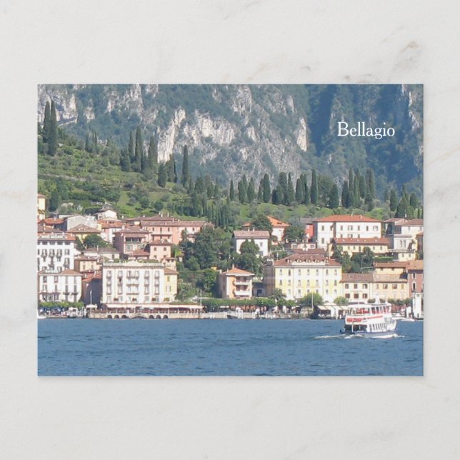 Bellagio Lac Côme Italie Carte postale (Devant)