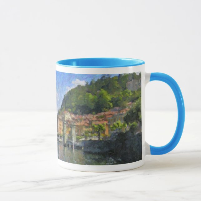 Bellagio, lac Como, tasse de l'Italie (Droite)