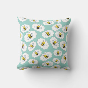 Belle abeilles Motif lancer des oreillers