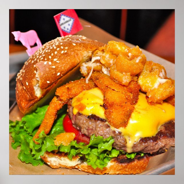 Belle affiche Cheeseburger (Devant)