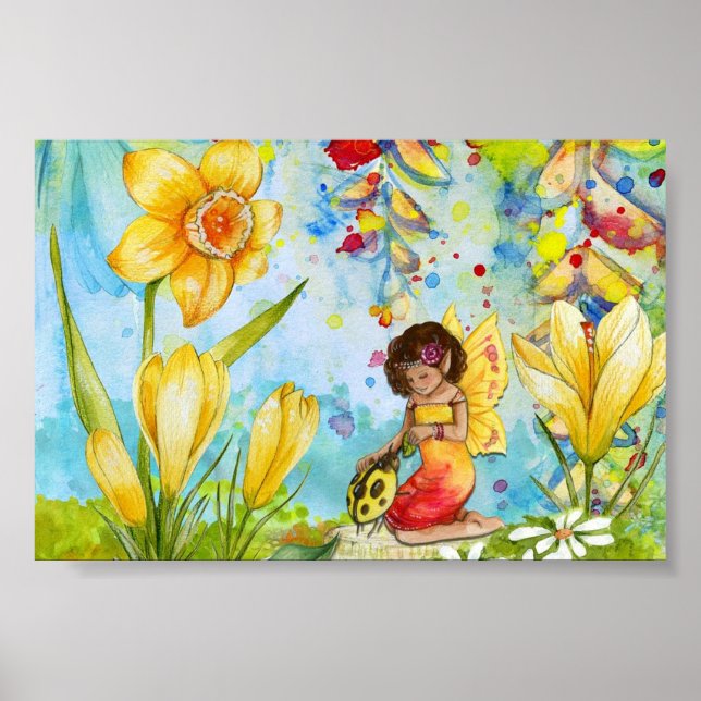 Belle affiche de fée (Devant)