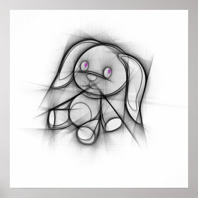 Belle affiche de lapin. (Devant)