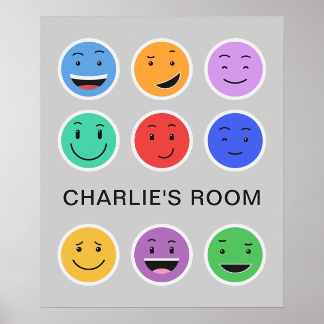 Belle affiche de texte personnalisée (Devant)