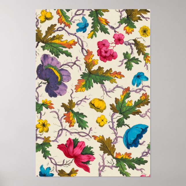 Belle affiche d'illustration Vintage (Devant)