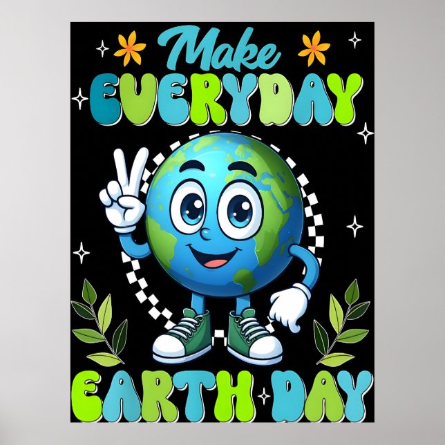Belle affiche pour le Jour de la Terre 2026 (Devant)