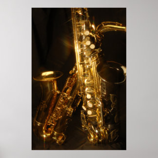 Belle affiche saxaphone
