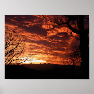Belle affiche Sunrise Scenery