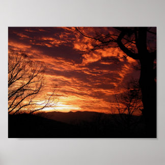 Belle affiche Sunrise Scenery