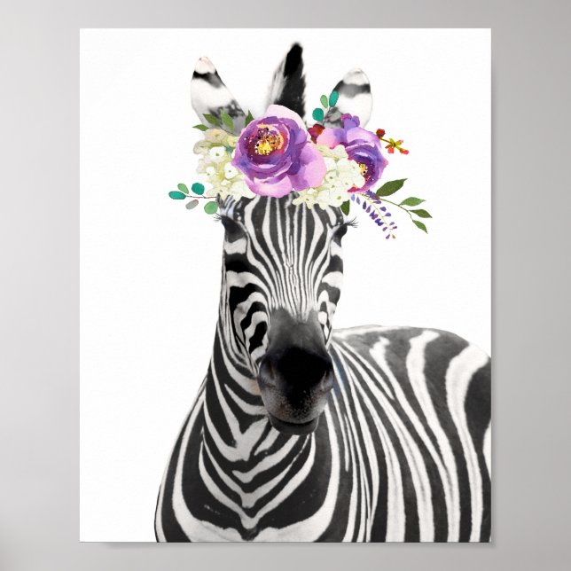 Belle affiche Zebra (Devant)