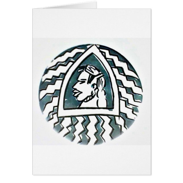 Belle Africaine Bongo Massai Portrait Tribal Art (Devant)