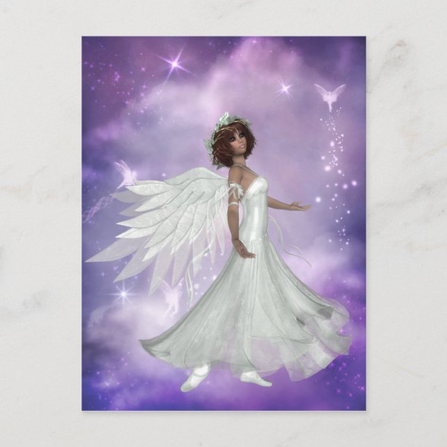 Belle Angel Design 3 carte postale (Devant)