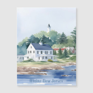 Belle Aquarelle du Maine New Jersey