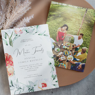 Belle aquarelle Famille Retrouvailles Photo