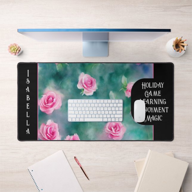 Belle Aquarelle Populaire Collection Roses Roses R (Bureau 1)