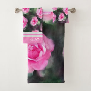 Belle Aquarelle tendance Roses roses Collection