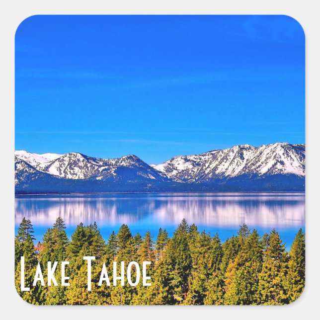 BELLE AUTOCOLLANT BRILLANT DU LAC TAHOE (Devant)