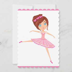 Belle ballerine Invitation