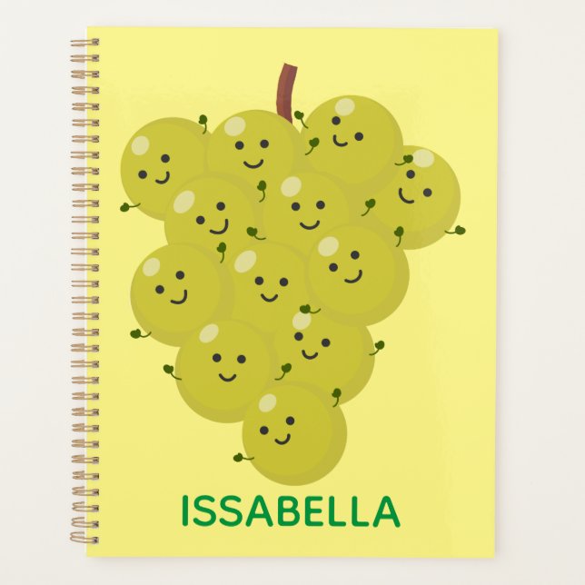 Belle bande de raisins amusante illustration (Devant)
