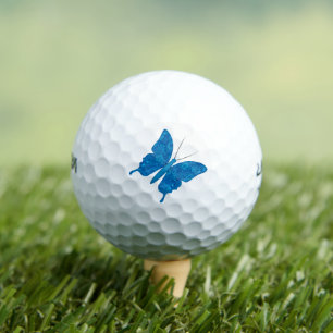 Belle bande dessinée papillon sport balle de golf