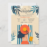 Belle Beauté Bachelorette Invitation de la fête