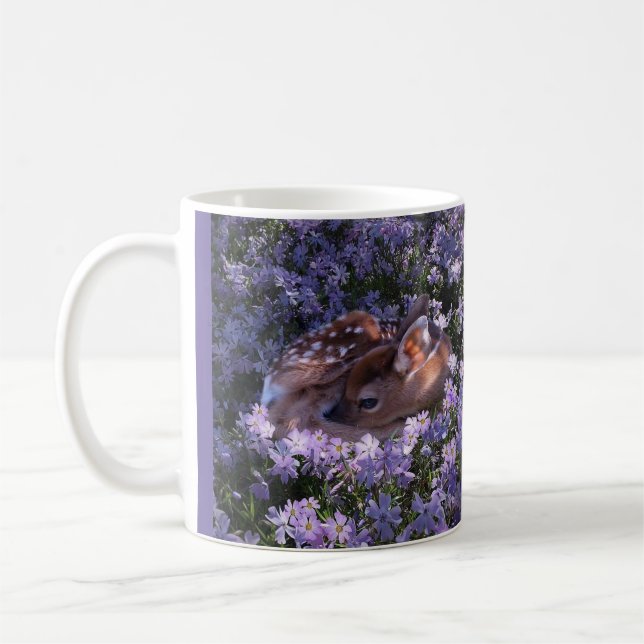 Belle Bébé Cerf Café Mug (Gauche)