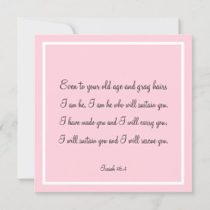 Belle Bible Citation de la Bible Isaïe 46:4