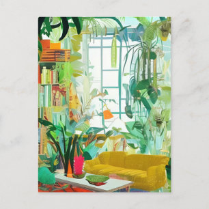 Belle Boho Living Room Carte postale