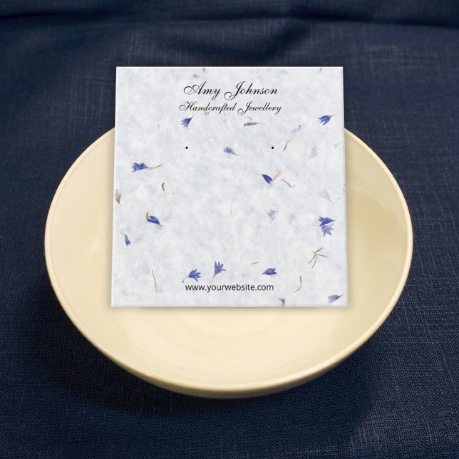 Belle Boucles d'oreilles en papier floral Cartes d (Créateur téléchargé)