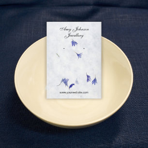 Belle Boucles d'oreilles en papier floral Cartes d