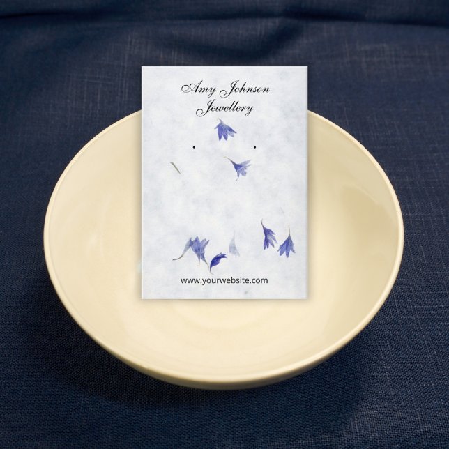 Belle Boucles d'oreilles en papier floral Cartes d (Créateur téléchargé)