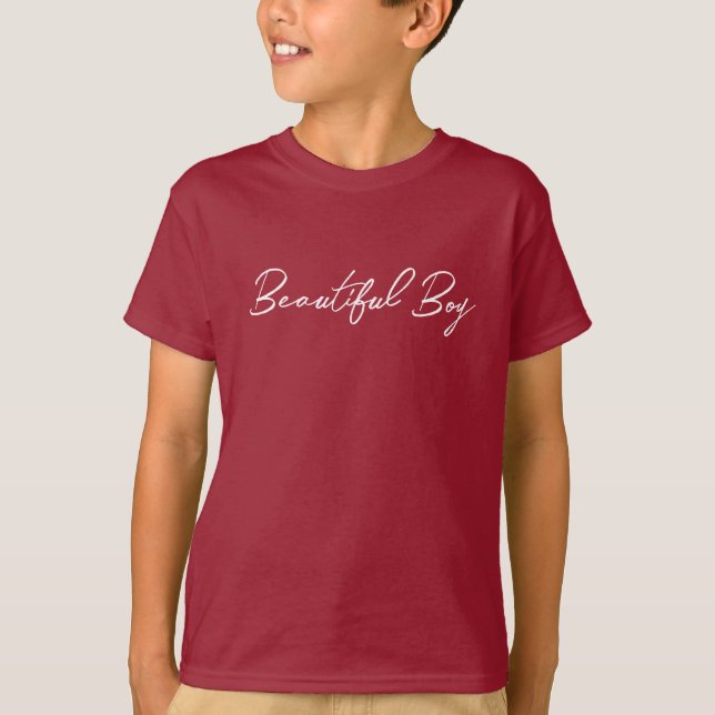 Belle Bourgogne Style garçon cadeau T-shirt enfant (Devant)