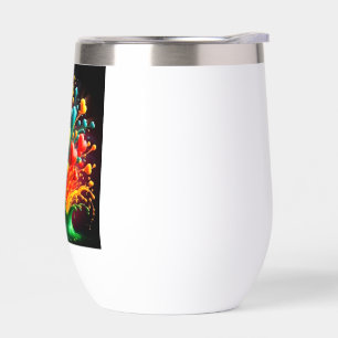 Belle bouteille d'eau royale