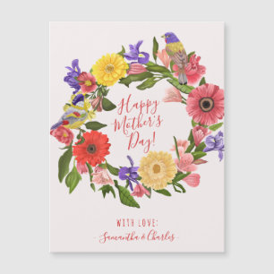 Belle Bright Floral Happy Mère's Day Cartes