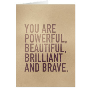 Belle, Brillante & Brave — Carte de vœux