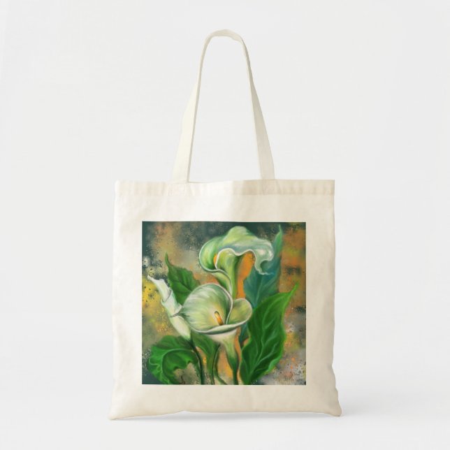 Belle Calla Lily Sac fourre-tout de peinture (Devant)