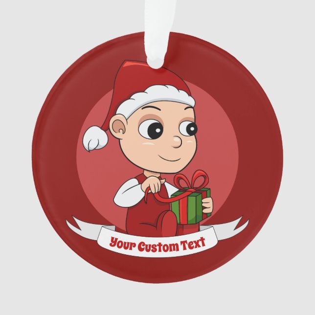 Belle Caricature pour bébé de Noël (devant)