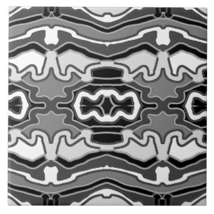 Belle carreaux en céramique motif noir & blanc cla