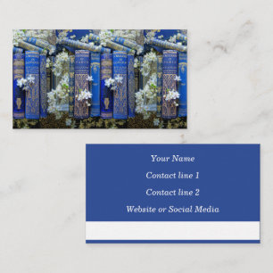 Belle carte d'appel Book Spines (Blue)