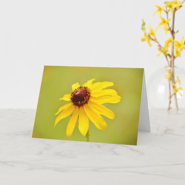 Belle carte d'Art Fleur Jaune (Fleur jaune)