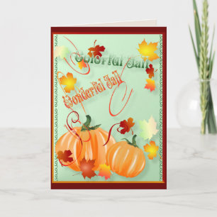Belle carte d'automne