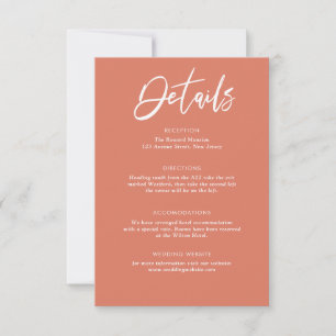 Belle carte de détails mariage de automne
