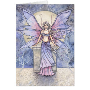 Belle carte de fée hivernale de Molly Harrison