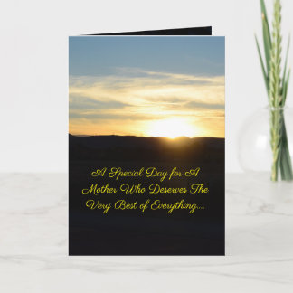 Belle carte de fête des mères